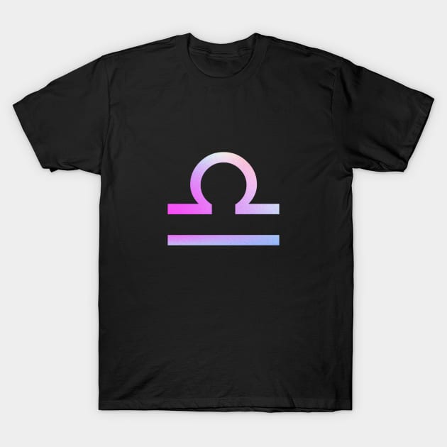 libra colorful aura T-Shirt by Rpadnis